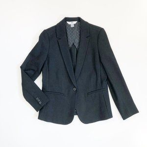 Old Navy Ponte Knit Black Blazer Jacket Medium